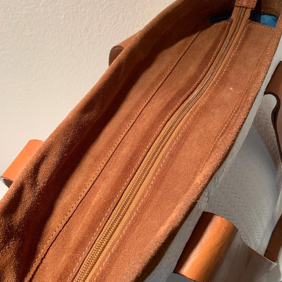 Ellecieffe Genuine Italian Leather Tote Bag - Picture 4 of 6